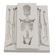 thumbnail image 1 of Moldes de Silicona de Chocolate con Esqueleto de Calavera, Molde de Silicona de Hueso de Esqueleto 3D para Hacer Galletas de Caramelo, Hornear DIY, 1 of 5