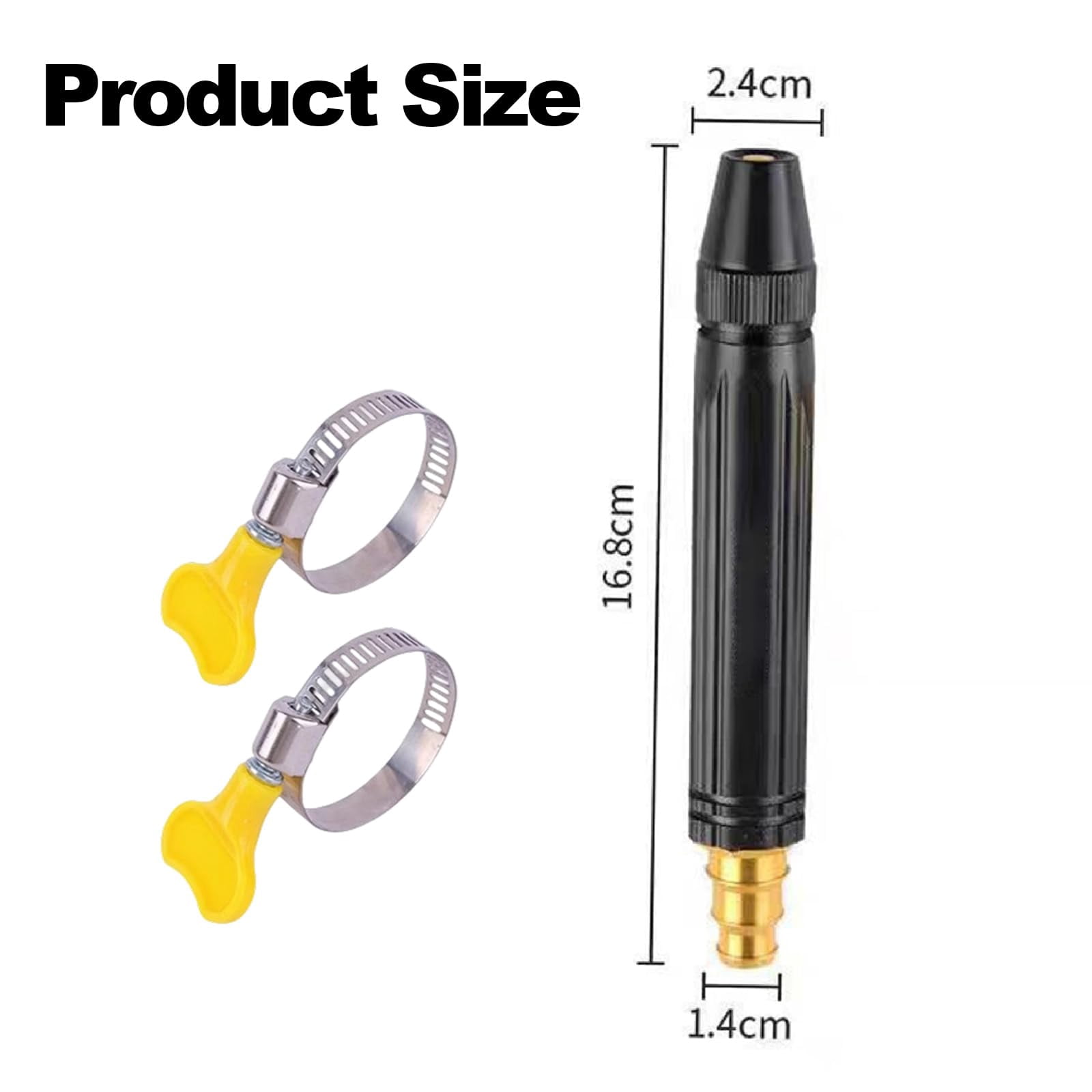 Home high-Pressure car wash Water Gun with Booster Nozzle, Upgraded Car Wash Water Gun Garden Hose Sprayer, for Watering Plants and Vegetables, and Car Washing