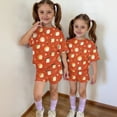 thumbnail image 6 of Grblisyd Girls Summer Outfits 2 Piece Set Short Sleeve Crew Neck Shirts and Elastic Waist Shorts Sets Kids Cute Animal Print Clothes 7-8 Y, 6 of 7