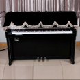 thumbnail image 3 of 88-key Electronic Piano Keyboard Cover Pleuche Fastener Tape Decorated with Fringes Beautiful, 3 of 4