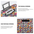 thumbnail image 3 of Yiaed Skull sunflower daisy Print Travel Luggage Cover Suitcase Protector Fits 18-32 Inch Luggage Wheel Covers Patterned Elastic Luggage Anti-scratch（No luggage）-Large, 3 of 5