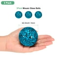 thumbnail image 3 of Uxcell Decorative Ball for Bowls, 2.4 Inch Mosaic Glass Decorative Bowl Fillers Turquoise, 3 of 7