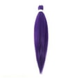 thumbnail image 1 of 2Pcs Long Purple Braiding Hair Extensions Pre Stretched Synthetic Fiber for Braids, Heat Resistant Jumbo Hair for Stage, Party, Halloween, Cosplay, 26 Inch, 1 of 8
