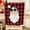 A, variant on BSJJY Plaid Christmas Chair Covers, Black and Red Snowman Santa Chair Back Covers Fabric Christmas Chair Slipcovers for Xmas Kitchen Dining Room Decor, 1PCS