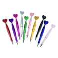thumbnail image 2 of arctrm 10 Pieces Valentine's Day Heart Shaped Pens Journaling Pens Heart Ballpoint Pens, 2 of 10