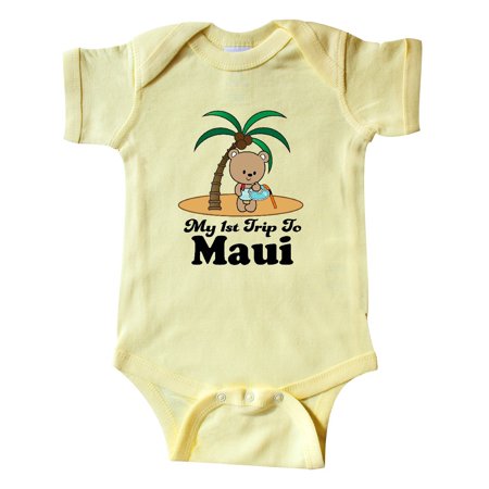 

Inktastic 1st Trip to Maui Hawaii Gift Baby Boy or Baby Girl Bodysuit