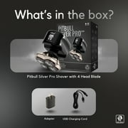 Pitbull Silver PRO SX5 | ماكينة حلاقة الرأس للرجال| إصدار 2025