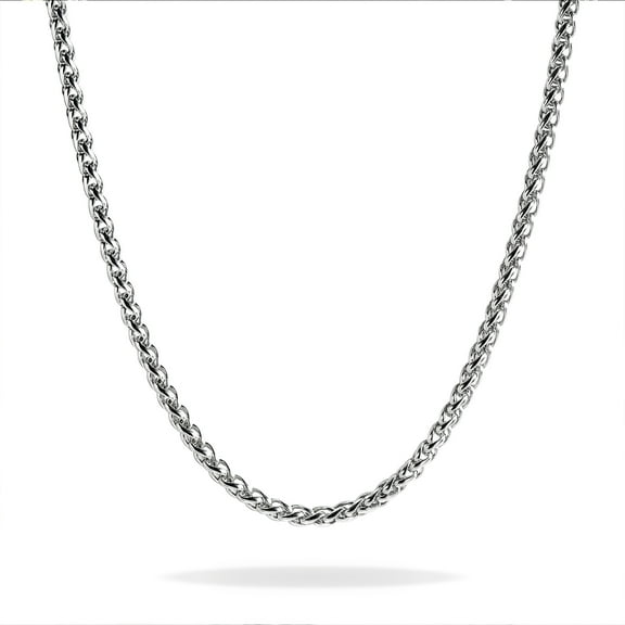 JeenMata 5 mm Fine Cuban Link Chain - Men's Minimalist Necklace - Men's Casual Jewelry