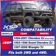 KSP 1.75" Front Leveling Kits for Cherokee XJ 19842001, Both Front
