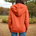thumbnail image 7 of vigerakr Women's Full Zip Up Hoodie Long Sleeve Hooded Sweatshirts Pockets Jacket Coat for Women (Red, 3XL), 7 of 7