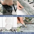 thumbnail image 5 of Findosom 2pcs Anti Fatigue Kitchen Rug Set,18"x30"+18"x47" Waterproof Non Slip Kitchen Runner Rug,0.4" Thick Cushioned Kitchen Floor Mats,Ergonomic Standing Mats Back Pain Relief Laundry Foam Rug, 5 of 9