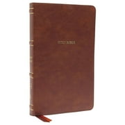 Nkjv, Thinline Bible, Leathersoft, Brown, Red Letter Edition, Comfort Print: Holy Bible, New King James Version (Other)