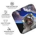 thumbnail image 4 of Disketp Astronaut In Outer Space Funny Coasters,6 Pcs Leather Coasters With Holder, Perfect Housewarming Hostess Gifts,Protect Furniture From Water Marks Scratch And Damage, 4 of 9