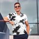 thumbnail image 4 of Fotbe Monochrome Flying Ravens Camiseta Polo de Golf para Hombre con Estampado – Camisa Deportiva Transpirable con Cuello Abotonado-X-Large, 4 of 6