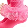 thumbnail image 4 of TELOLY 3Pairs Kids Socks,8-10 Years Old Ruffle Socks,Girly Elegance Socks Lace Socks,Style2,20-22Cm, 4 of 7