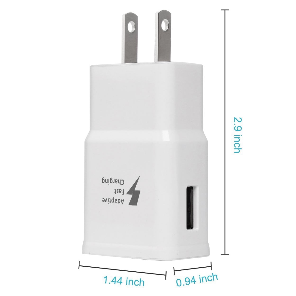 10-Pack New OEM Samsung fast Adaptive Wall Charger for Galaxy S7 S6 Note 5 4 Edge EP-TA20JWS / ECB-DU4EWE For Samsung Galaxy S6 Edge S7 Edge S8 S8+ S9 S9+ Note 8 9 - White