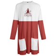 thumbnail image 4 of Pisexur Robes pour Femmes Mode Imprimé Arbre Robes de Fête de Noël Décontractées Robe à Manches Longues Robe Sweat-Shirt Col Rond Robe Midi avec Poches, 4 of 4