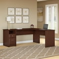 thumbnail image 4 of Bush Furniture Cabot 72" L Shaped Desk with Storage, Harvest Cherry, 4 of 7