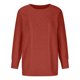 thumbnail image 4 of Otoño e invierno mujer Casaul sólido manga larga tejer cuello redondo suéter vestidos Fridja yut1743, 4 of 9