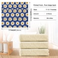 thumbnail image 6 of Yayeee 6 Pack Kitchen Dish Cloths Set for Washing Soft Drying Absorbent Microfiber Towels, Elegant Daisy Pattern, 6 of 9