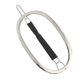 thumbnail image 3 of Pinza de pelo ovalada jinwen para mujer Plata, 3 of 8