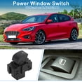 thumbnail image 2 of Interruptor de ventana eléctrica Unique Bargains No.8L8Z14529AB para el lado del pasajero delantero control de ventana para Ford Edge Escape Focus Negro, 2 of 7
