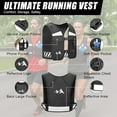 thumbnail image 4 of Dinfu Hydration Vest for Running & Hiking - Breathable Adjustable Vest with 500ml Soft Flask for Men and Women, 4 of 6