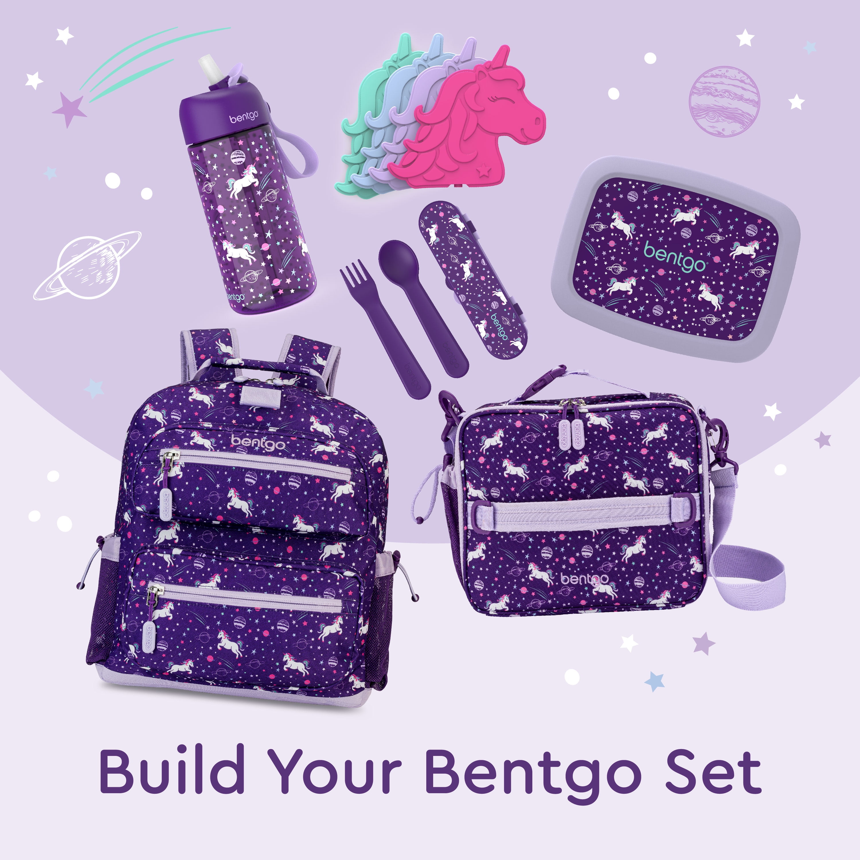 Bentgo Kids Backpack - Confetti Edition Designed Lightweight 14” Backpack for School, Travel & Daycare - Roomy Interior, Durable & Water-Resistant