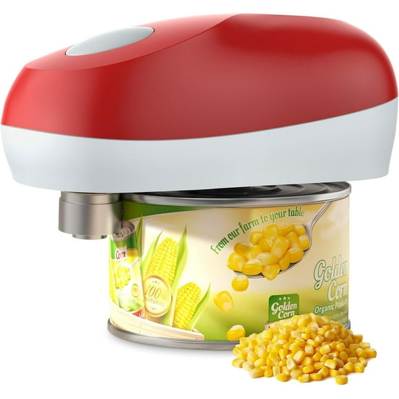 LAICAIW Handsfree Electric Can Opener Christmas Gift Ideas One Touch Automatically Open The can for Any Size Smooth Edge and Safe Best Gift for Chef Senior and Mom