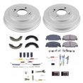 thumbnail image 2 of Power Stop Front and Rear Stock Replacement Brake Pad Rotor Drum and Shoe Kit KOE15508DK, 2 of 7