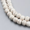 thumbnail image 3 of 20 Strand Magnesite Beads Strands Round 5.5~6mm Hole: 1.4mm about 78~81pcs/strand 16 inch, 3 of 3
