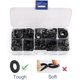 thumbnail image 4 of Nylon Gasket, 500pcs Black Flat Washer Round Spacer Washer Compatible, 4 of 4