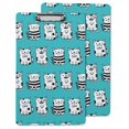 thumbnail image 1 of Inkdotpot Decorative Clipboard Letter Size Clipboard with Low Profile Clip,Retractable Key Hole for Hanging Paperboard for Office School w/ Free Marker & Eraser,Cat-9x15 Inch, 1 of 7