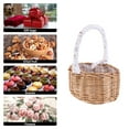 thumbnail image 3 of Rattan Wicker Storage Box Khaki 1Pcs for Gardening, 3 of 7