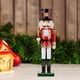 thumbnail image 5 of Creativo Cascanueces de Navidad, Estatuilla Artesanal, Muñeco de , , Marioneta, Adorno para Navidad, Decoración de , Colección, rojo Sunnimix cascanueces soldado, 5 of 8