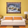 thumbnail image 4 of Cuadros Decorativos Navidad noche nieve 5D diamante DIY pintura arte Kit hogar pared decoración Tmvgtek embutido en tela, 4 of 5