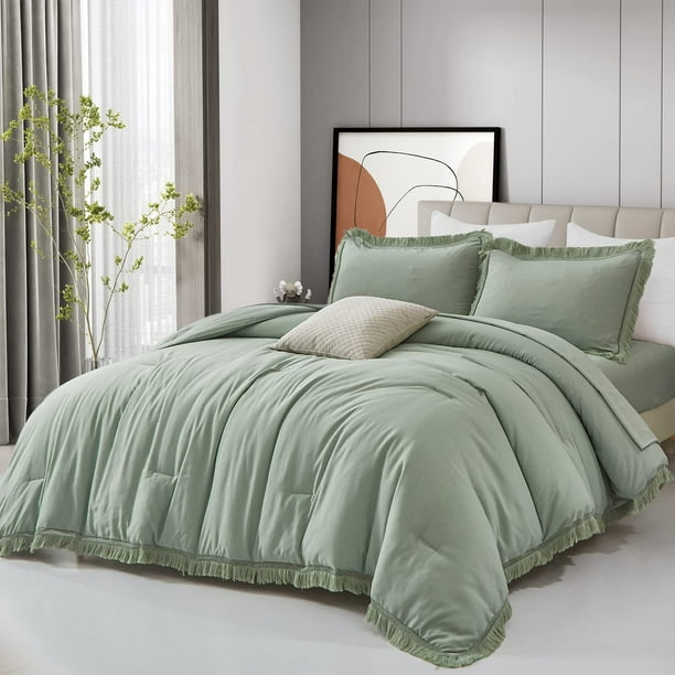 sage green lightweight comforter