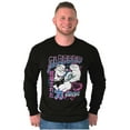thumbnail image 3 of Popeye Blessed Cool Asian Inspired Men's Long Sleeve Tee T Shirt Brisco Brands S, 3 of 6