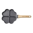 thumbnail image 4 of Sartén para cocinar huevos, sartén antiadherente para 4 tazas, mango antiescaldaduras, antiadherente Negro, 4 of 9
