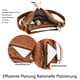 thumbnail image 3 of Bolso mochila 2 en 1 de piel sintética para mujer, bolso de mano de alta calidad, bolso de mano para mujer, bolso de hombro, bolso de piel con muchos compartimentos, 3 of 5
