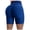 Blue #729, variant on Bovemsi Women's Tummy Control Biker Shorts Wrinkled High Waist Hip Stretch Running Fitness Yoga Pants Workout Athletic Leggings