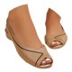 thumbnail image 2 of MKLEKYY Sandalias Nuevas Huecas, Ropa de Abrigo de Moda para Mujer, Zapatos de Boca de Pez, Sandalias de Verano para Mujer de Suela Plana, Informales, A Juego Con El Color, 2 of 4