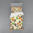 thumbnail image 2 of Ambesonne Cartoon Bedding Set 4 Pcs, Animal Music, Queen, Multicolor, 2 of 3