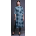 thumbnail image 4 of Bimba Printed Button Down Straight Tunic Dresses For Women Kurti XXX-Large, 4 of 6