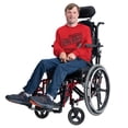 thumbnail image 2 of Men's G-III Sports by Carl Banks Red Portland Trail Blazers Adaptive Headliner Fleece Crewneck Sweatshirt, 2 of 6