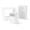thumbnail image 1 of Set Escritorio, Librero y Archivero de Madera Kingshouse Moderno Multifuncional Muebles Organizador blanco, 1 of 8