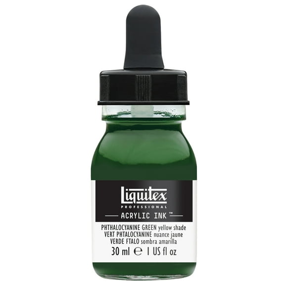 Liquitex Professional Acrylic Ink, 30ml Jar, Pthalo Green Yellow Shade