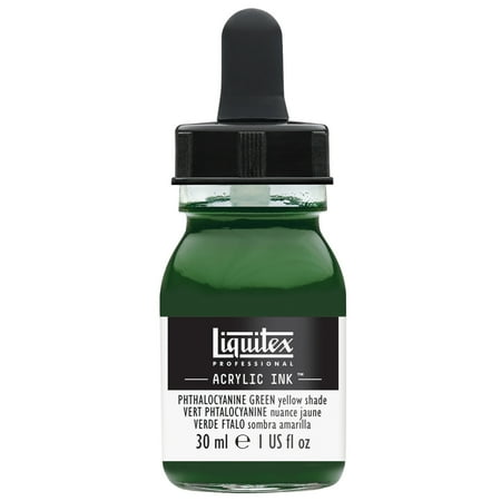 UPC: 0094376975918 | Liquitex Professional Acrylic Ink  30ml Jar  Pthalo Green Yellow Shade