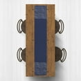 thumbnail image 2 of Creative Products Wavy Lines On Navy 16 x 90 Poly Twill Table Runner, 2 of 3