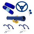 thumbnail image 3 of HILABEE Outdoor Steering Wheel Swings Set Accessory for Children Interactive Learning blue, 3 of 9